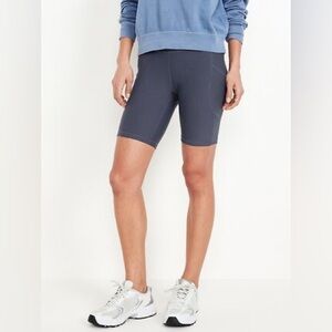 Old Navy High-Waisted PowerSoft Biker Shorts 8-inch inseam